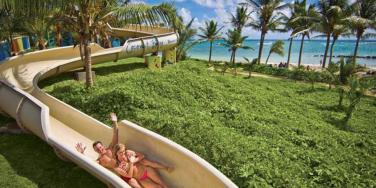 slide, Coconut Bay, St Lucia